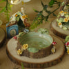 Miniature Woodland Trinket Dish Frog ( 5.5cm Width x 1.5cm Height)