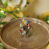 Kingfisher on Stump Trinket Dish (10cm Width)