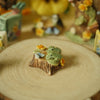 Two Frogs Mini Log Trinket (2.5cm Tall x 2.5cm Width)