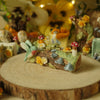 Humming Bird and Friends Log Trinket (2.5cm Height x 5cm Length)
