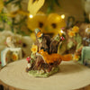 Running Fox Log Trinket (4cm Height x 4.5cm Length)