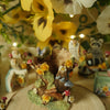 Owl and Friends Log Trinket (6cm Height x 4.5cm Length)