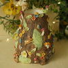 Porcelain Owl and Woodland Friends 360 Degree Sculpted Vase ( Full circumference is sculpted with animals) 11cm Width x 11cm Height