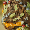 Porcelain Woodland Friends 360 Degree Sculpted Vase ( Full circumference is sculpted with animals) 9cm Width x 9cm Height