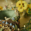 Otter, Owl and Friends Woodland Tree Pot (9cm width x 5.5cm height)