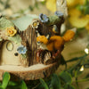 Fox and Owl Ancient Woodland Tree Pot (9cm width x 4cm height)