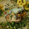 Fox and Owl Ancient Woodland Tree Pot (9cm width x 4cm height)