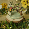 Archway Floral Owl Dish (7cm width x 6cm height to top of arch)