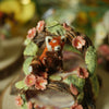 Red Panda Archway Porcelain Trinket (5.5cm x 5.5cm)