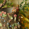 Red Panda Blossom Tree Stump Woodland Dish (7cm Width x 7cm Height)
