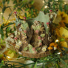 Otter and Fox Tree Stump Woodland Dish (7cm Width x 7cm Height)