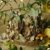 Otter and Fox Tree Stump Woodland Dish (7cm Width x 7cm Height)