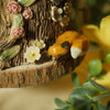 Otter and Fox Tree Stump Woodland Dish (7cm Width x 7cm Height)