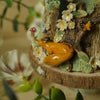 Fox and Woodland Friends Tree Stump Dish (7cm Width x 6.5cm Height)