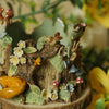 Fox and Woodland Friends Tree Stump Dish (7cm Width x 6.5cm Height)