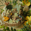 Fox and Woodland Friends Tree Stump Dish (7cm Width x 6.5cm Height)