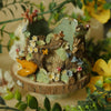 Fox and Woodland Friends Tree Stump Dish (7cm Width x 6.5cm Height)