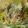 Woodland Garden Sculpture Foxes (10cm width x 7cm height)