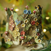 Woodland Garden Sculpture Calico Cats (7cm width x 7cm height)