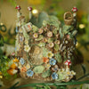 Woodland Garden Sculpture Sitting Fox (7cm width x 8cm height)