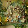 Woodland Garden Sculpture Sitting Fox (7cm width x 8cm height)