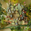 Woodland Garden Sculpture Deer and Owl (8cm width x 8cm height)