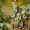 Woodland Garden Sculpture Deer and Owl (8cm width x 8cm height)