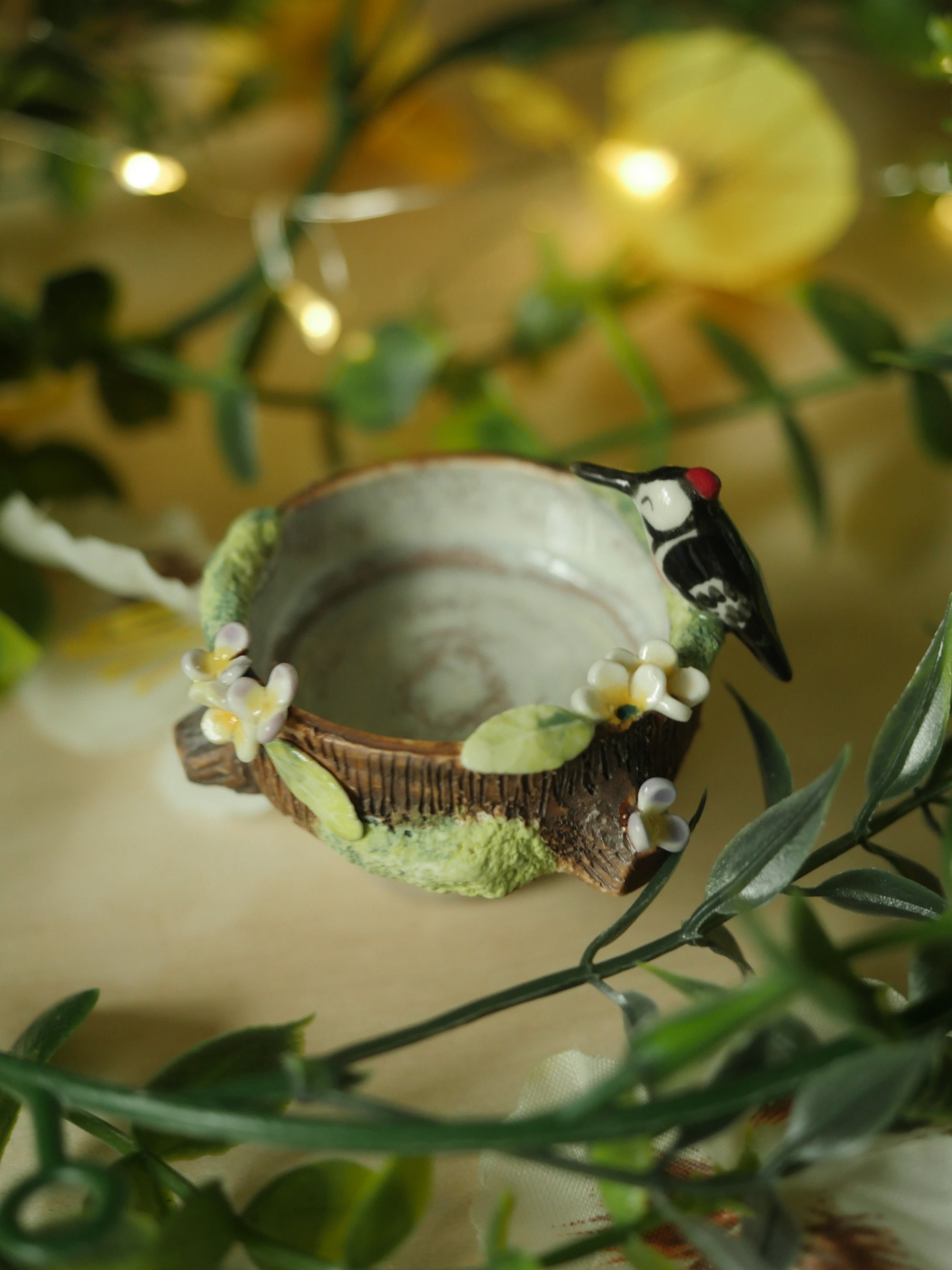 Woodpecker Woodland Mini Pots (5cm width)