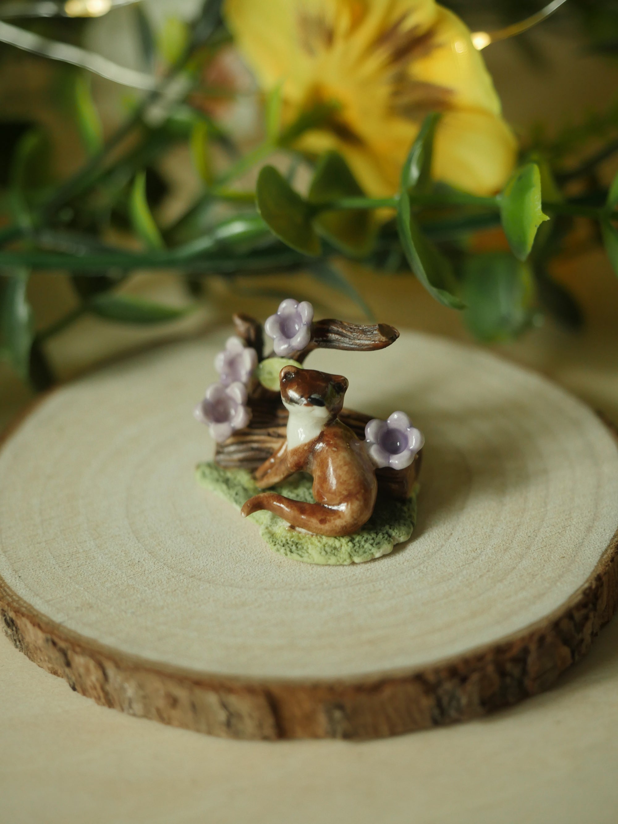 Otter Sculpture Trinket (4cm width)
