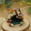 Woodland Dome Dish Trinket (6cm width x 6cm height)