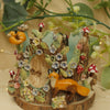 Woodland Foxes and Birds Vessel (8cm width x 8cm height)