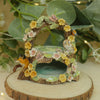 Woodland Archway Owl and fox ( 7cm width x 8cm Height)