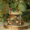 Woodland Trinket Pot Floral House  ( 5cm width x 6cm Height)
