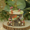 Woodland Trinket Pot Floral House  ( 5cm width x 6cm Height)
