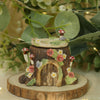 Woodland Trinket Pot Butterfly Cottage  ( 5cm width x 6cm Height)