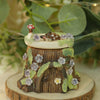 Woodland Trinket Pot Deer Cottage  ( 5cm width x 6cm Height)