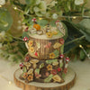Woodland Owl Tiered Pot ( 7cm width x 8cm Height)