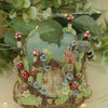 Woodland Raccoon Vessel  ( 7cm width x 8cm Height)