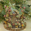 Woodland Autumnal Fox and Owl Vessel  ( 7cm width x 8cm Height)