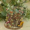 Woodland Autumnal Fox Stretching and Owl ( 7cm width x 8cm Height)