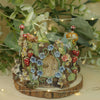 Woodland Autumnal Garden Cats Cottage ( 7cm width x 7cm Height)