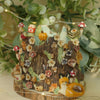Woodland Autumnal Fox Vessel  ( 7cm width x 8cm Height)