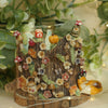 Woodland Autumnal Fox Vessel  ( 7cm width x 8cm Height)