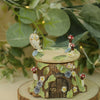 Woodland Trinket Pot Owl Cottage  ( 5cm width x 6cm Height)