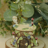 Woodland Trinket Pot Owl Cottage  ( 5cm width x 6cm Height)