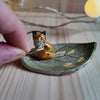 Fox sitting small ring dish