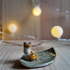 Fox sitting small ring dish