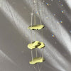 Frog Daisy Lily Pad Sun Catcher (with Cut Glass Crystals featuring platinum foiling for sparkle)