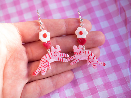 Valentines layered Earrings