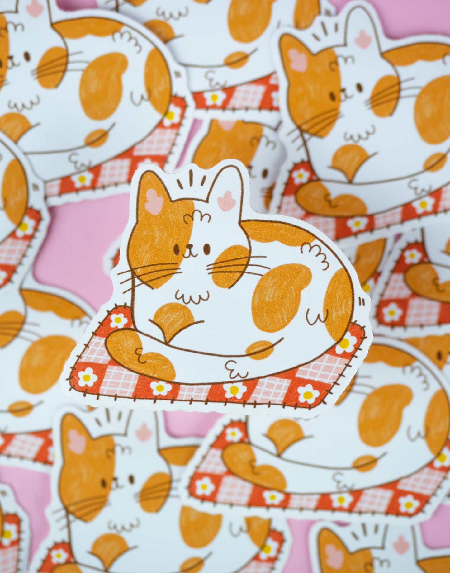Cat Blanket Sticker